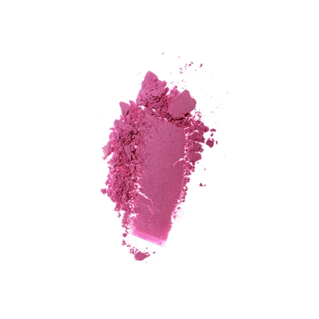 Stroke of crushed shiny berry blush