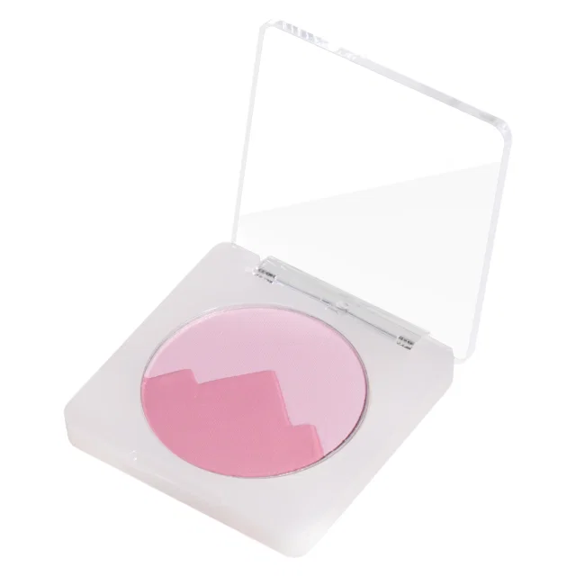 Close-Up View of Private label mountain shape duo blush