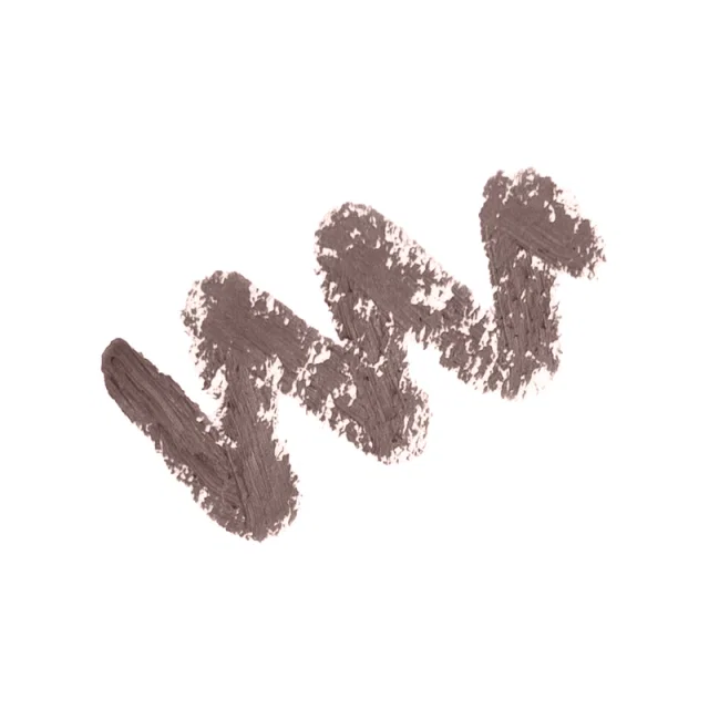 Мазки карандаша для губ коричневого цвета на белом фоне