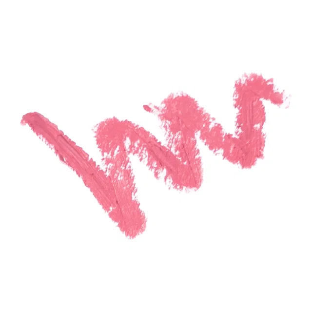 Мазки карандаша для губ розового цвета на белом фоне