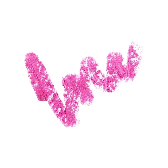 Мазки карандаша для губ розового цвета на белом фоне